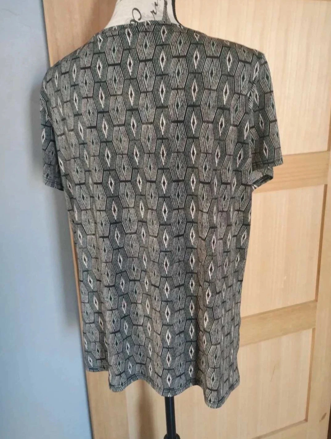 Grey/green variegated tunic, Armand Thiery, size 46 – photo 5